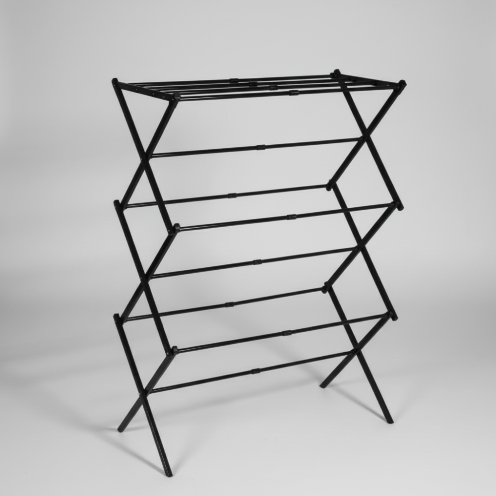 Clothes Drying Rack Collapsible Metal Laundry Stand