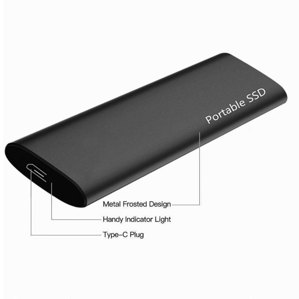 External SSD 500GB USB C Portable High Speed Storage Drive
