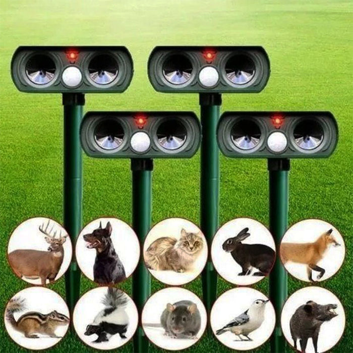 Garden Pest Repeller Solar Motion Sensor Device