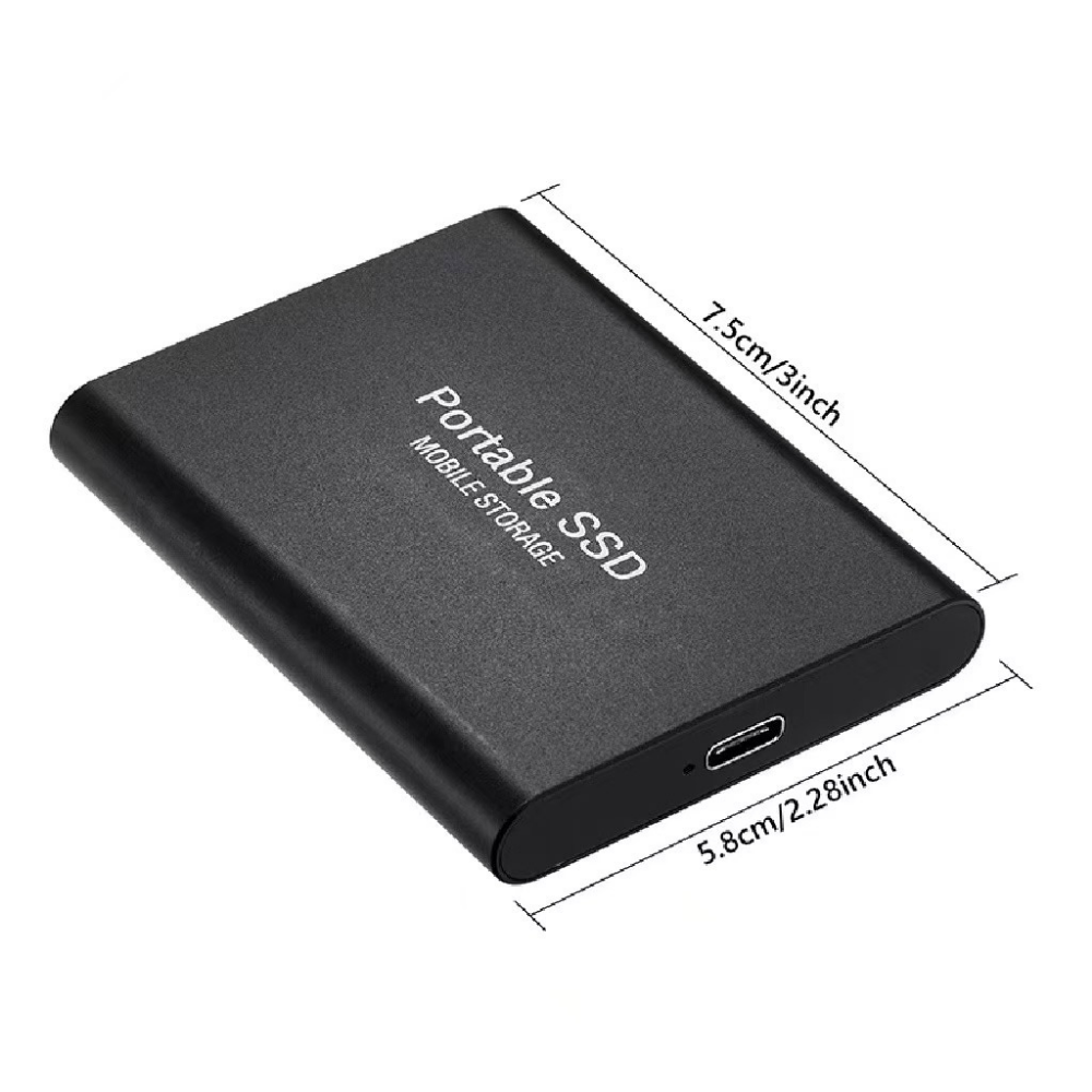 Portable SSD External Storage 512GB Drive Fast USB