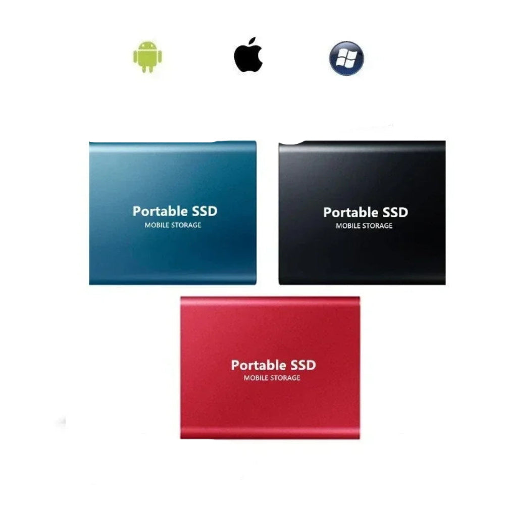 Portable SSD External Storage 512GB Drive Fast USB
