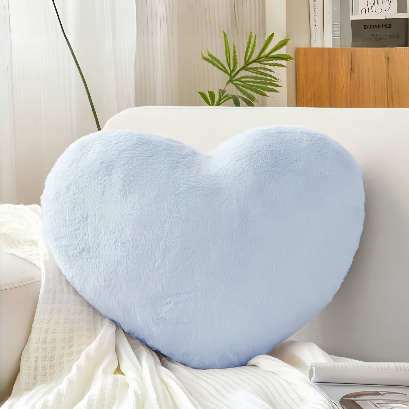 Throw Pillows Heart Shape Decorative Cushion