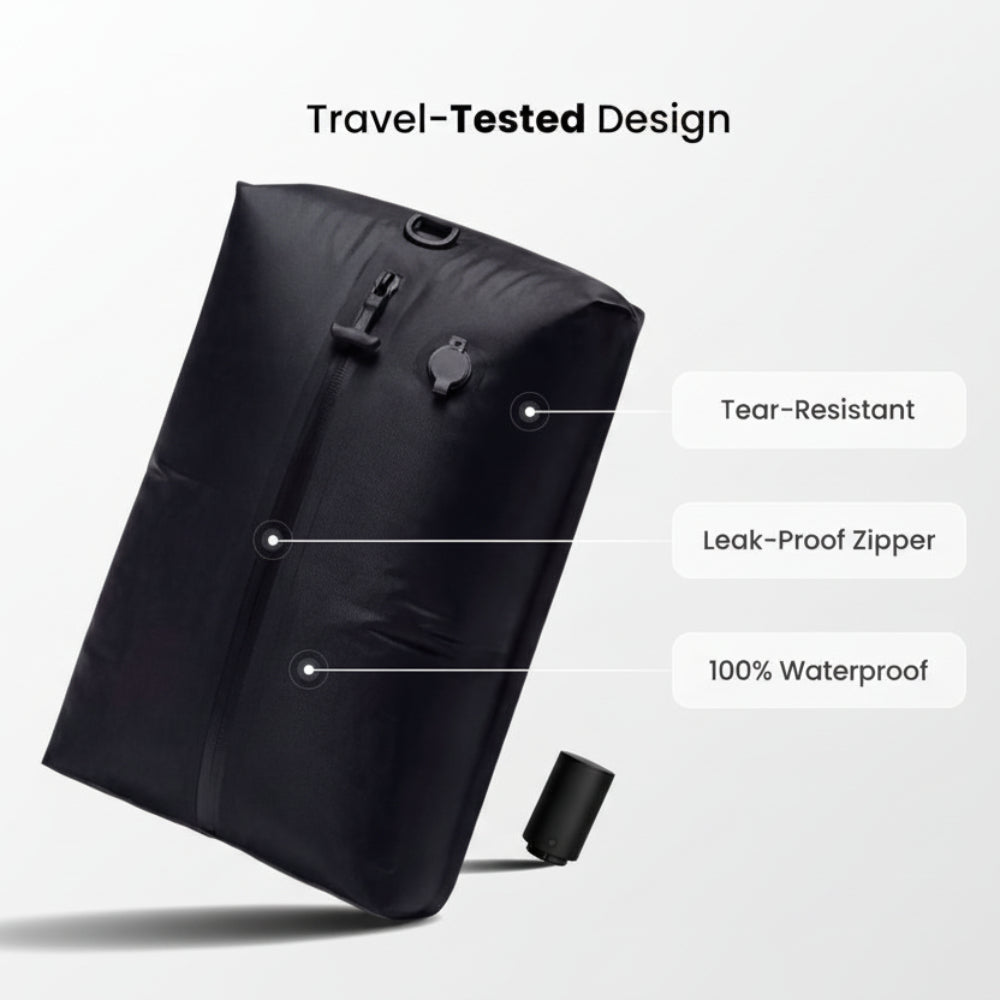 Travel Compression Vacuum Bag Cube Set Space Saver Luggage