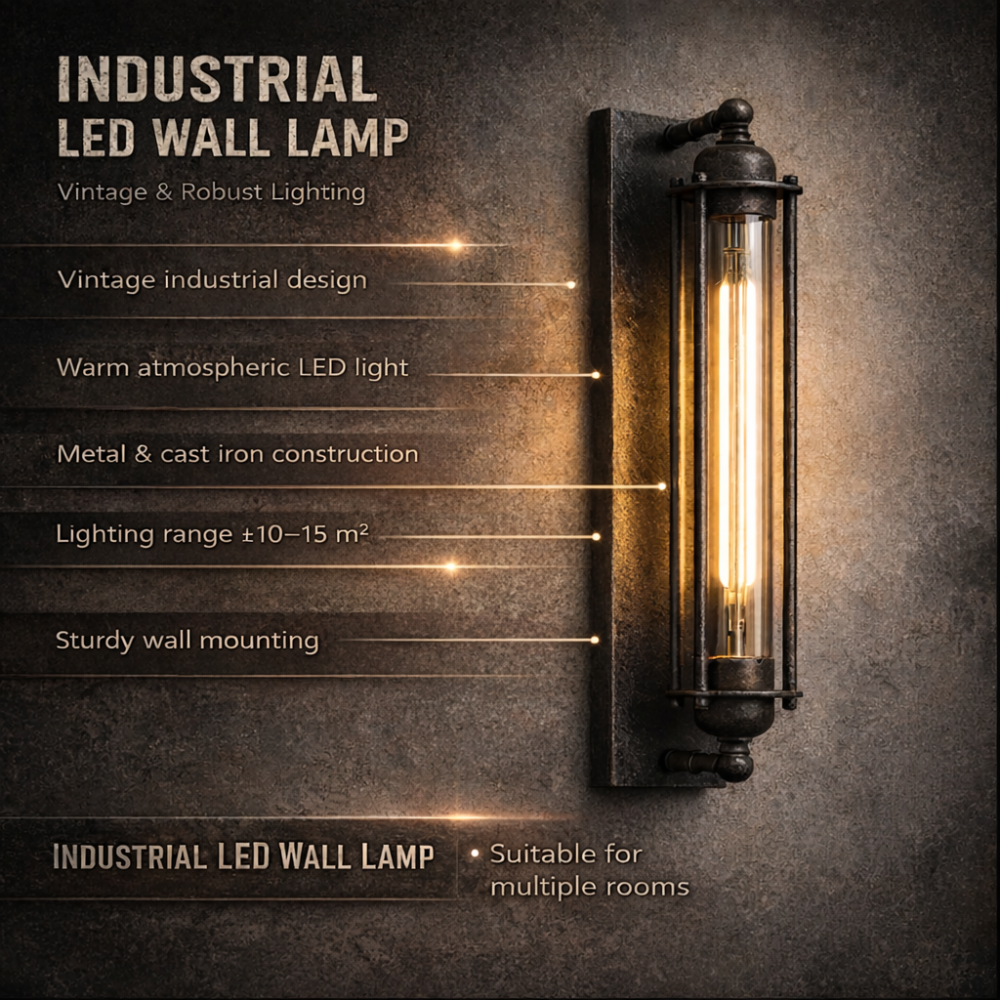 Wall Lights Vintage Industrial LED Indoor Wall Sconce