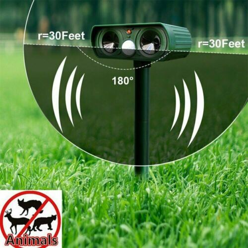 Garden Pest Repeller Solar Motion Sensor Device